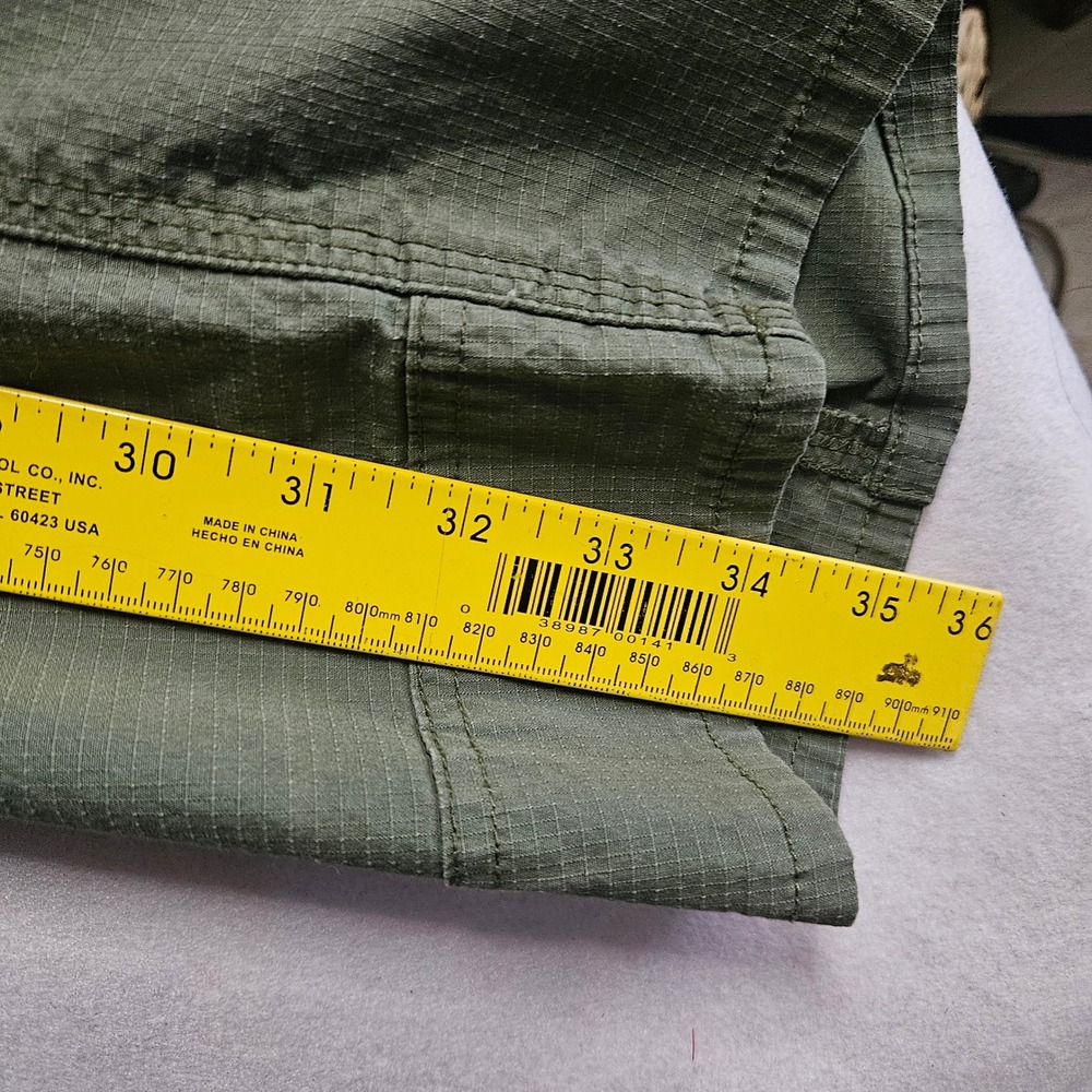 Dovetail Workwear Britt Utility Pants Green Ripstop Double Knee Cargo 37x33 - Picture 6 of 10